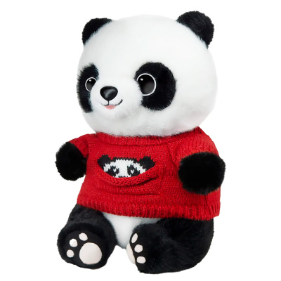 Мягкая Игрушка Панда в Красном Свитере 25 см MaxiToys 022502-25-RD 1